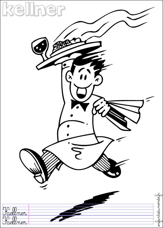 coloriage serveur 1